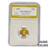 Image 1 : 1905 Lewis & Clark Rare Gold Dollar PGA MS66 PL