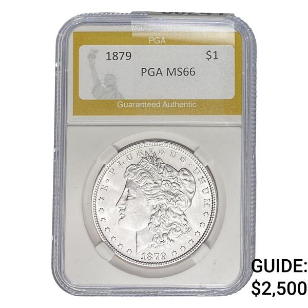 1879 Morgan Silver Dollar PGA MS66