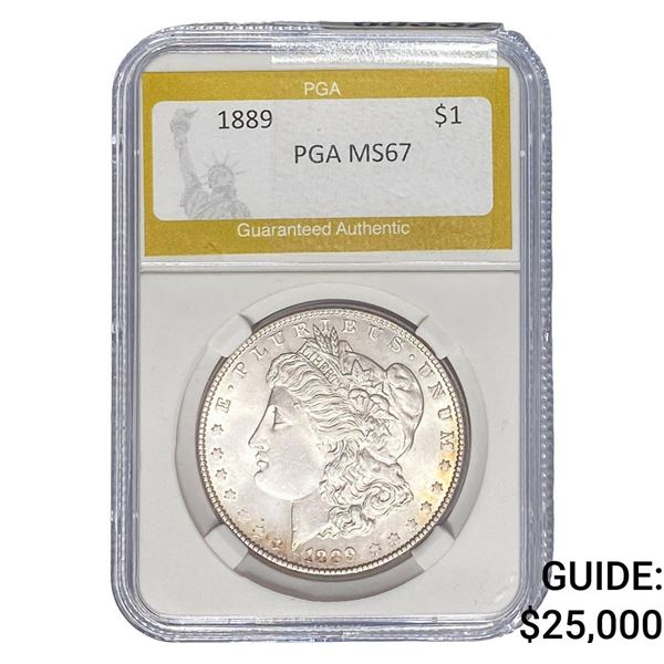 1889 Morgan Silver Dollar PGA MS67