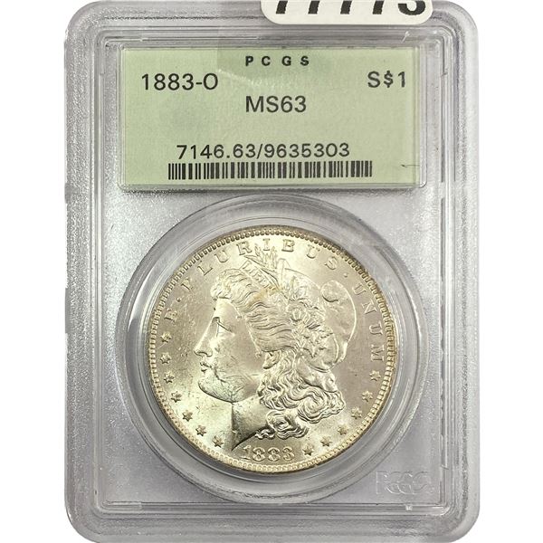 1883-O Morgan Silver Dollar PCGS MS63
