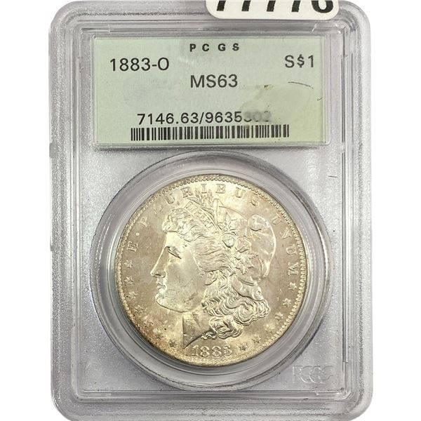 1883-O Morgan Silver Dollar PCGS MS63