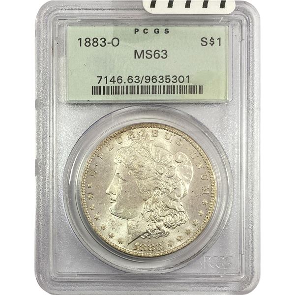 1883-O Morgan Silver Dollar PCGS MS63