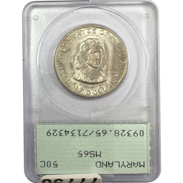 1934 Maryland Half Dollar PCGS MS65