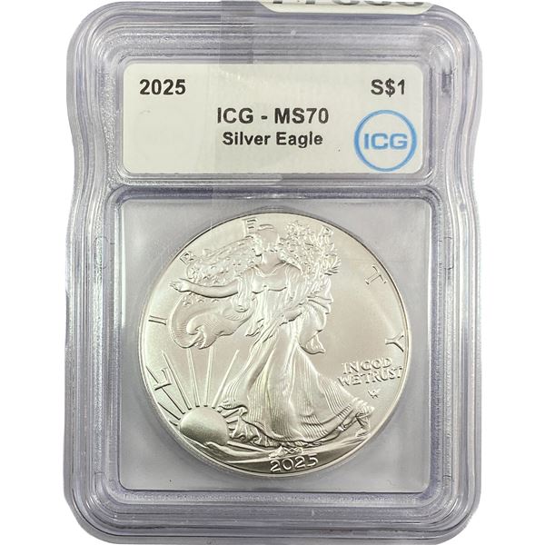 2025 Silver Eagle ICG MS70