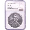 Image 1 : 2012 Silver Eagle NGC MS70