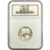 Image 1 : 1942 Washington Silver Quarter NGC MS66