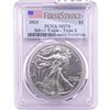 Image 1 : 2021 Silver Eagle PCGS MS70 Type 2