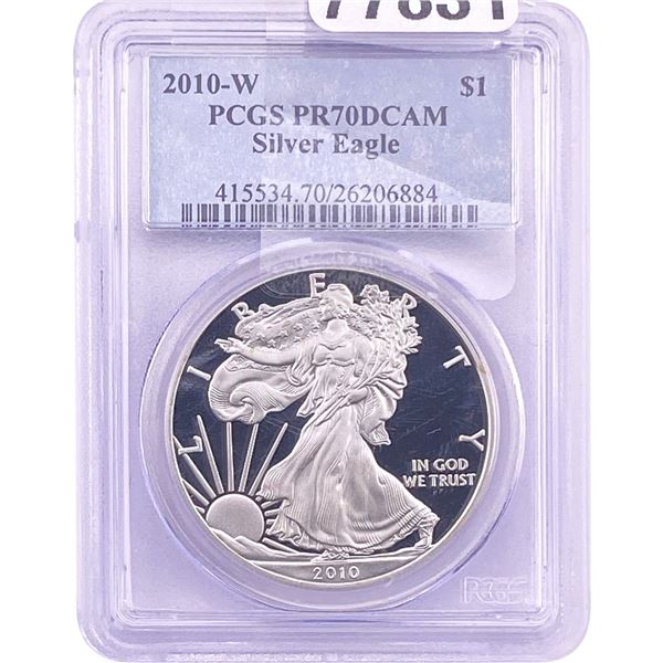2010 Silver Eagle PCGS PR70 DCAM