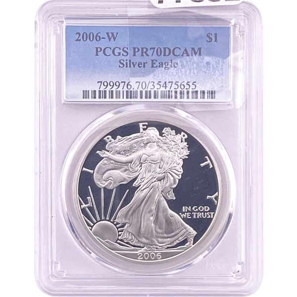 2006 Silver Eagle PCGS PR70 DCAM