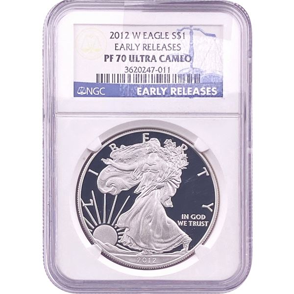 2012 Silver Eagle NGC PR70 Ultra Cameo