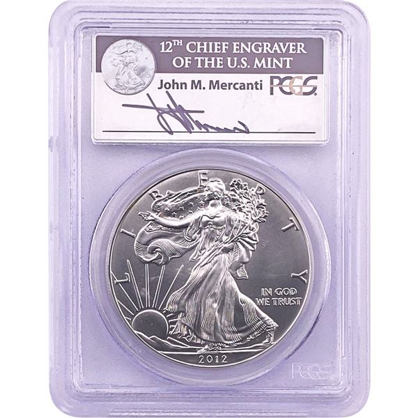 2012 Silver Eagle PCGS MS70