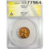 Image 1 : 1938 Wheat Cent ANACS PF63 RED