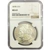 Image 1 : 1878-S Morgan Silver Dollar NGC MS63