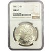 Image 1 : 1887-O Morgan Silver Dollar NGC MS62