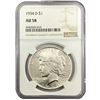 Image 1 : 1934-D Silver Peace Dollar NGC MS58