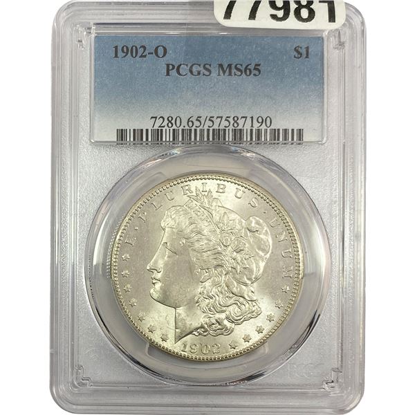 1902-O Morgan Silver Dollar PCGS MS65