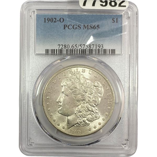 1902-O Morgan Silver Dollar PCGS MS65