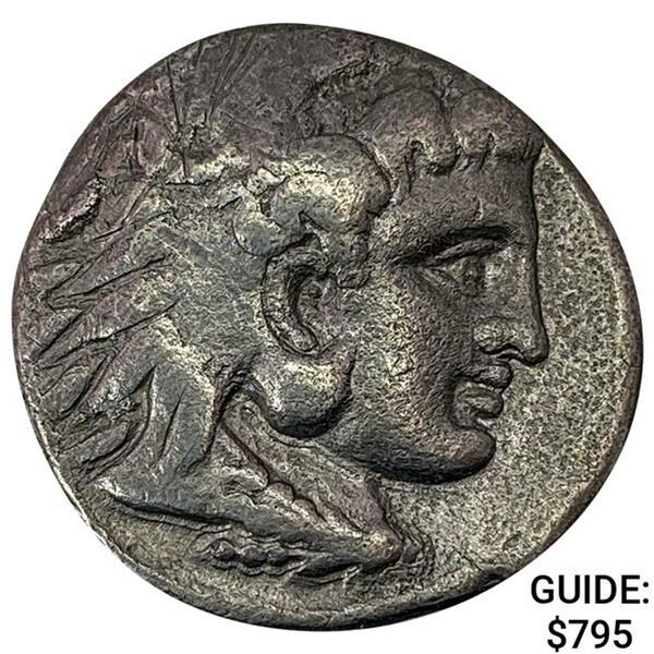 Macedonia Alex. III 336-323 BC Silver Tetradrachm NEARLY UNCIRCULATED
