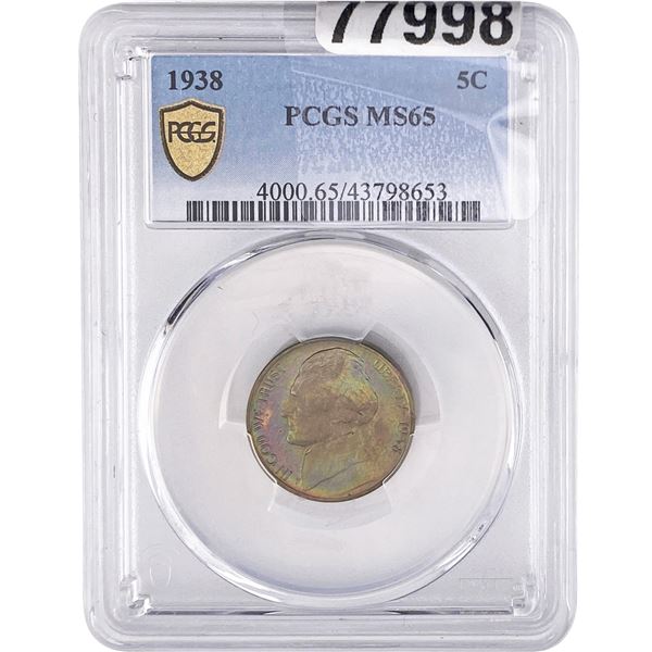 1938 Jefferson Nickel PCGS MS65