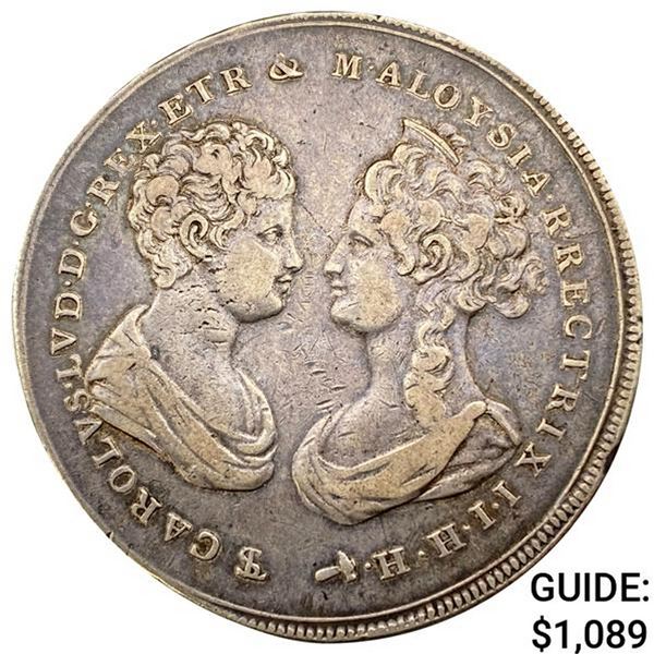 1806 Italy-Tuscany Silver Francescone CLOSELY UNCIRCULATED