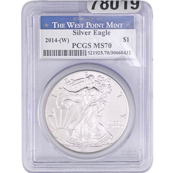 2014-W Walking Liberty Dollar PCGS MS70