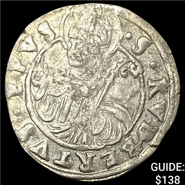 1300-1450 Salzburg Silver Groshen CLOSELY UNCIRCULATED