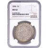 Image 1 : 1896 Morgan Silver Dollar NGC MS62