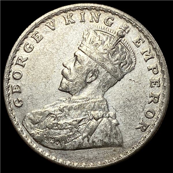 1919 British India Silver Rupee UNCIRCULATED