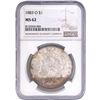 Image 1 : 1883-O Morgan Silver Dollar NGC MS62