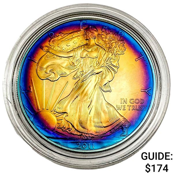 2011 U.S. Mint American Silver Eagle Toned