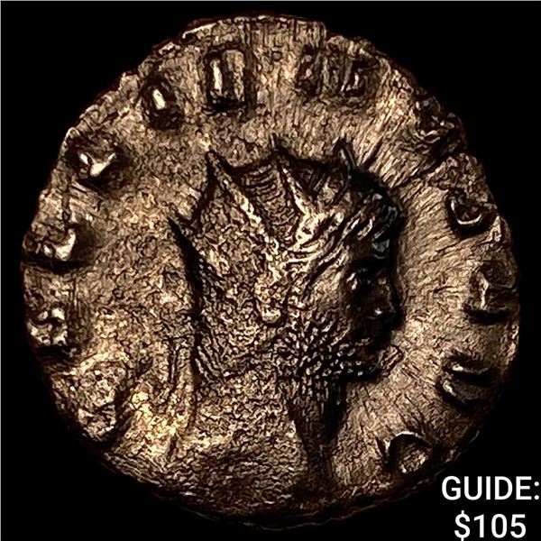 Roman Gallienus 253-268 AD BI Dbl Denarius CHOICE AU