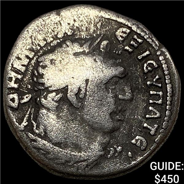 Roman Tyre Trajan 98-117 AD  Silver Tetradrachm NEARLY UNCIRCULATED