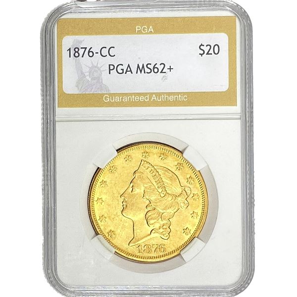 1876-CC $20 Gold Double Eagle PGA MS62+