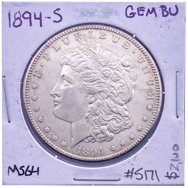 1894-S Morgan Silver Dollar