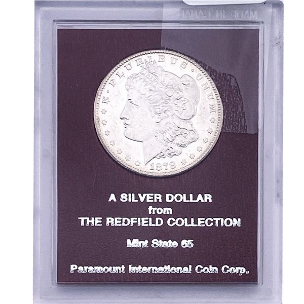 1878-CC Morgan Silver Dollar Redfield MS65