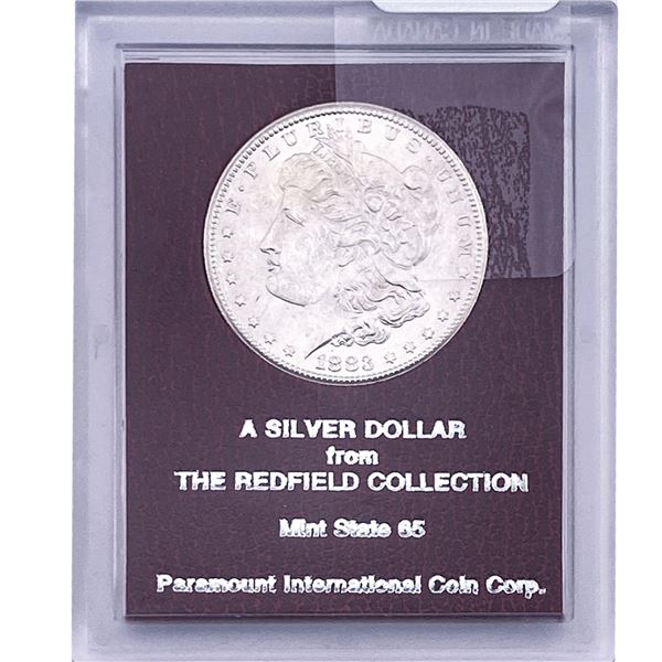 1883-CC Morgan Silver Dollar Redfield MS65