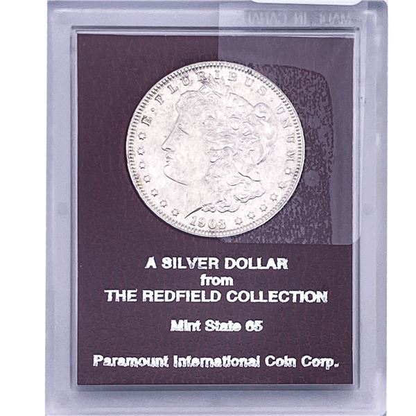 1903 Morgan Silver Dollar Redfield MS65