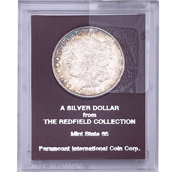 1878-S Morgan Silver Dollar Redfield MS65