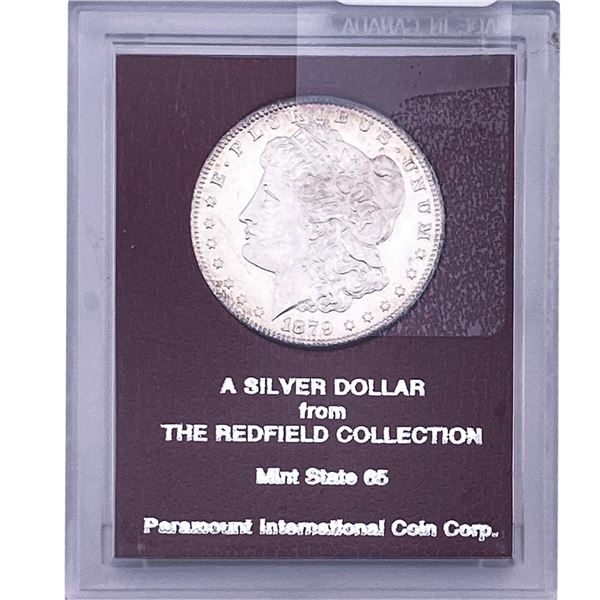 1879-S Morgan Silver Dollar Redfield MS65