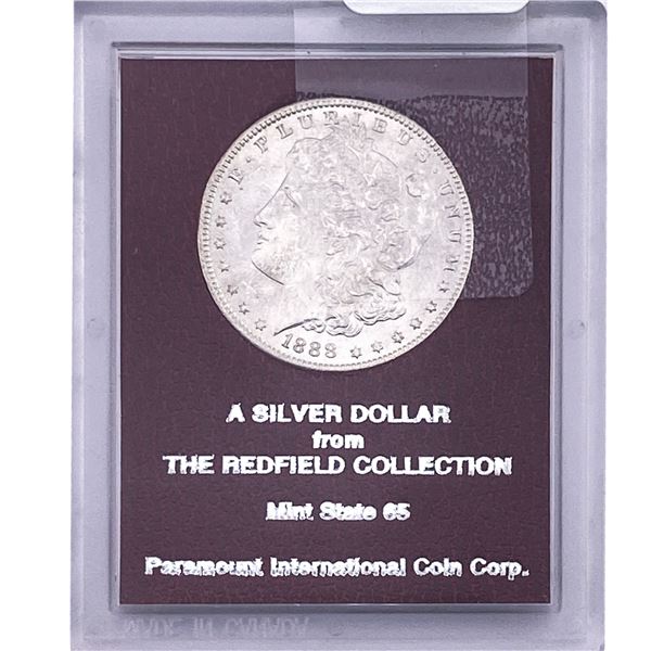 1888 Morgan Silver Dollar Redfield MS65