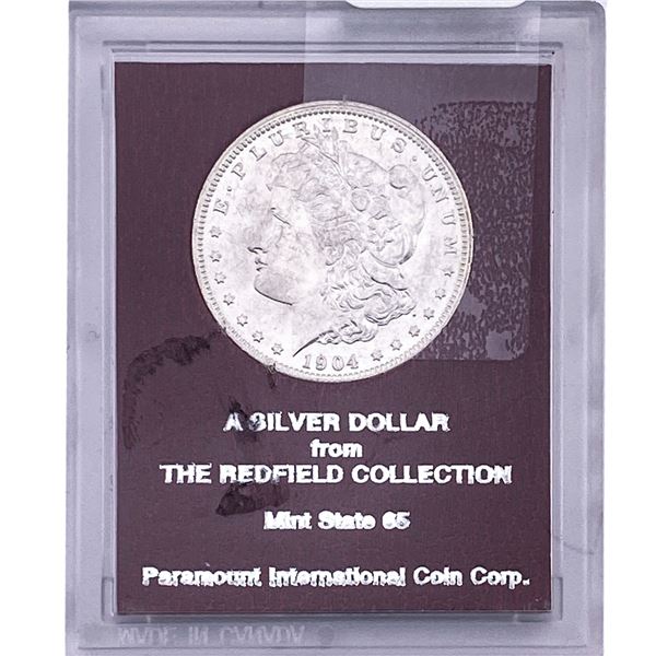 1904-O Morgan Silver Dollar Redfield MS65