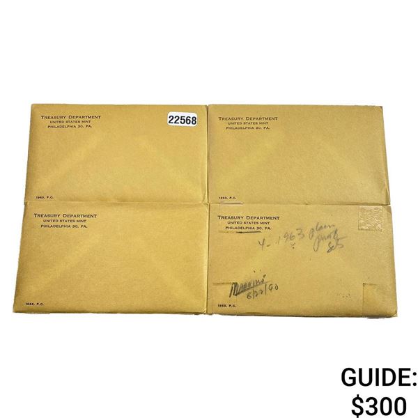 [20 Coins] 1964 US Mint Proof Sets