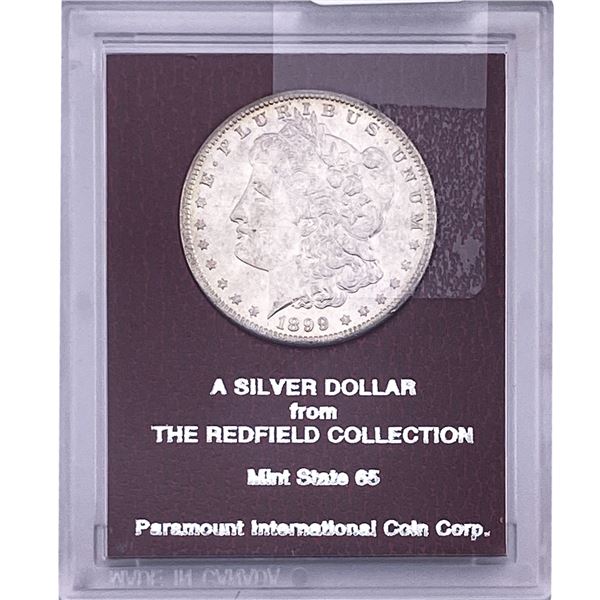 1899-O Morgan Silver Dollar Redfield MS65