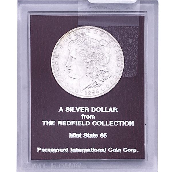 1884-O Morgan Silver Dollar Redfield MS65
