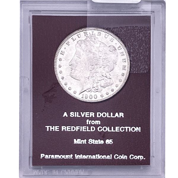 1900-O Morgan Silver Dollar Redfield MS65