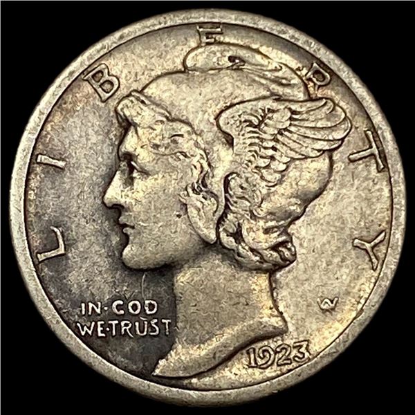 1923-S Silver Mercury Dime NEARLY UNCIRCULATED