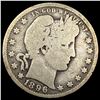 Image 1 : 1896-O Silver Barber Quarter NICELY CIRCULATED