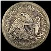 Image 2 : 1853 Arrows Seated Liberty Silver Quarter ABOUT UNCIRCULATED