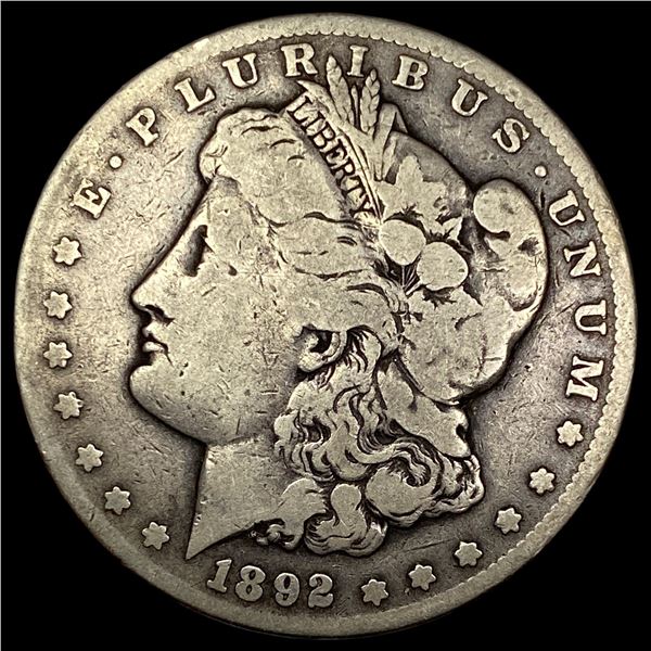 1892-CC Silver Morgan Dollar LIGHTLY CIRCULATED