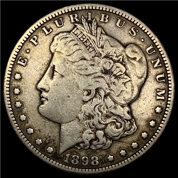 1898-S Silver Morgan Dollar LIGHTLY CIRCULATED